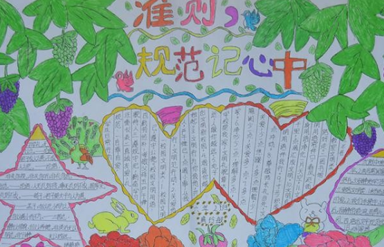 中小学生守则手抄报模板内容精选